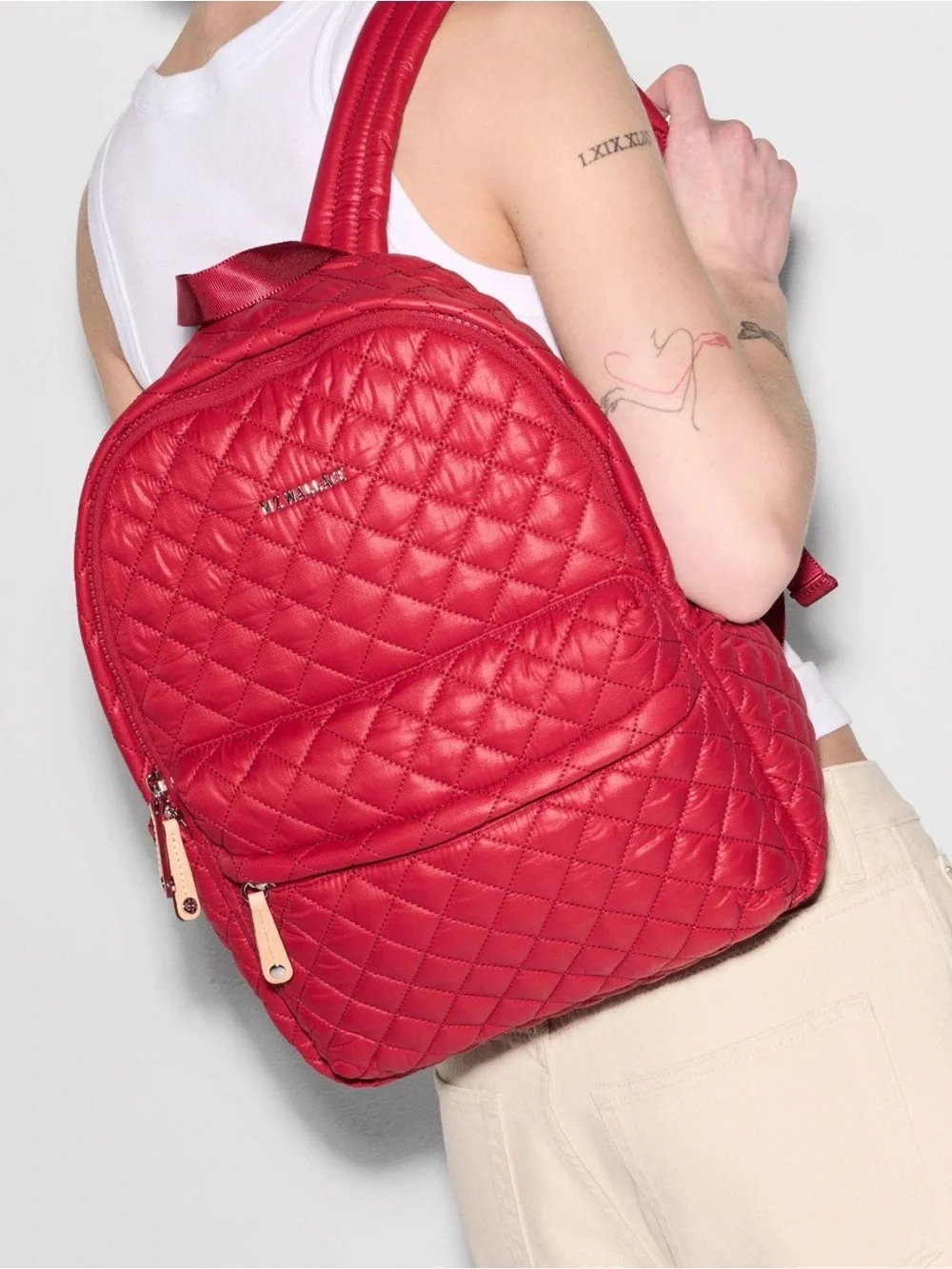 MZ Wallace City Metro Backpack Red Apple